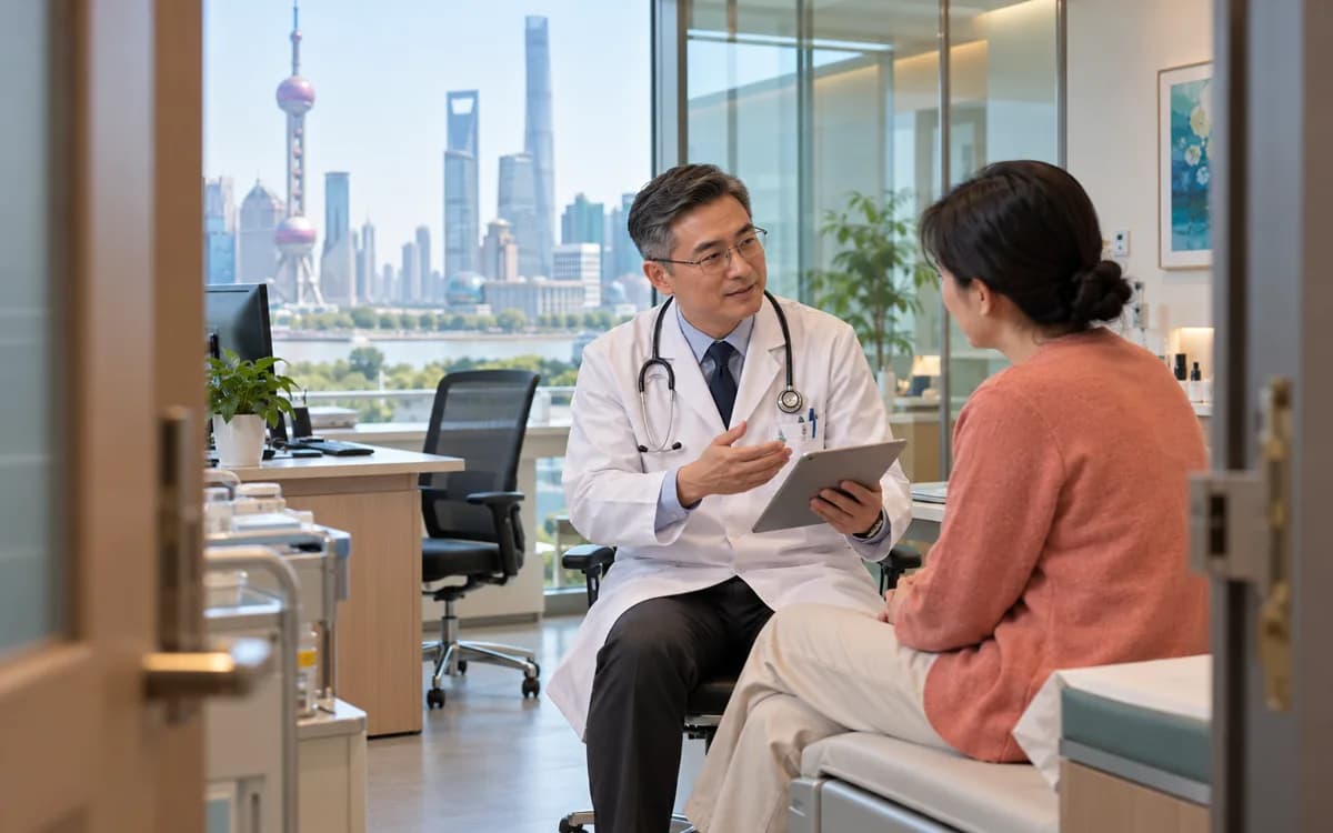 Doctor at work in a professional setting