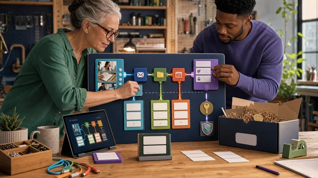 Modular skills, apps, and app templates assembling into one reusable ChatGPT workflow