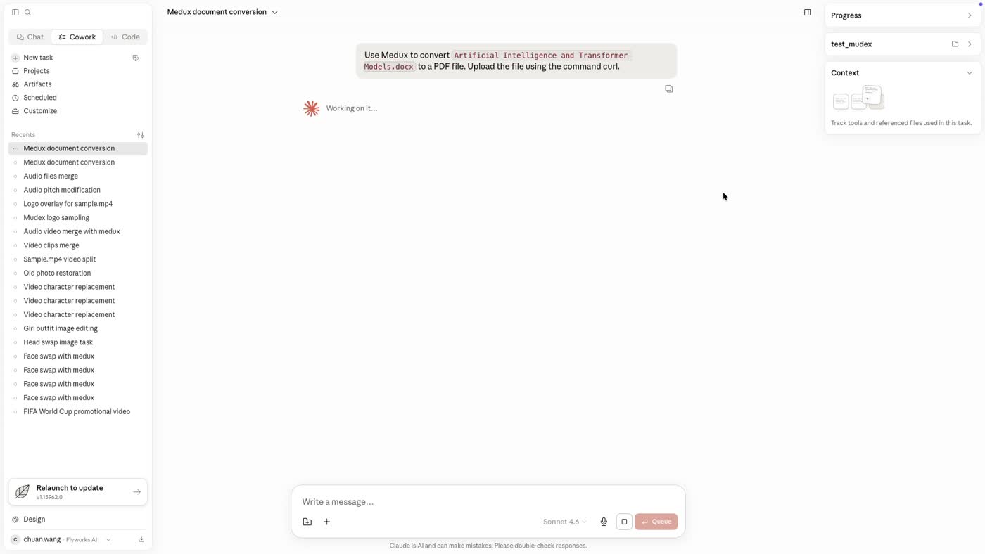 Claude document conversion tutorial