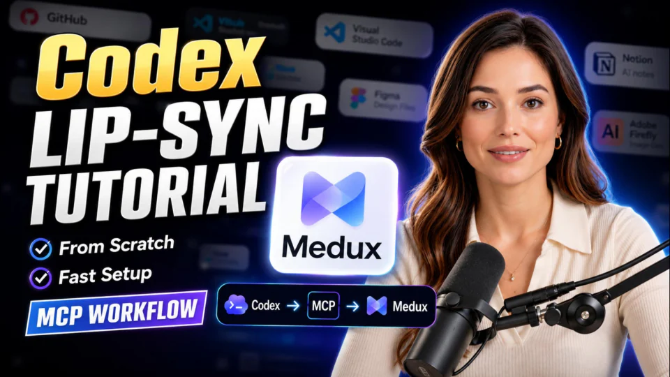 Create a Lip-Synced Avatar Video with Codex MCP and Medux tutorial cover