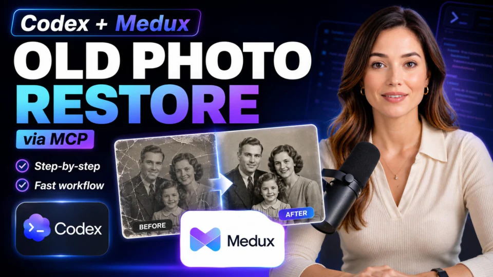 Restore Old Photos with Codex MCP and Medux tutorial cover