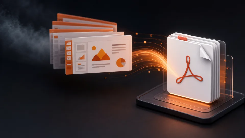 PPT to PDF Medux tutorial cover illustration