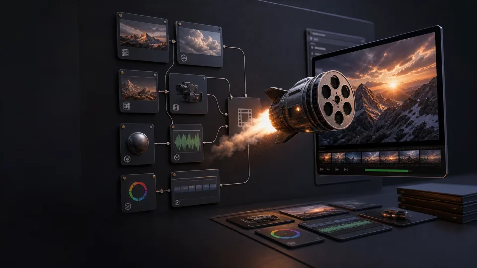Create Video by Project Medux tutorial cover illustration