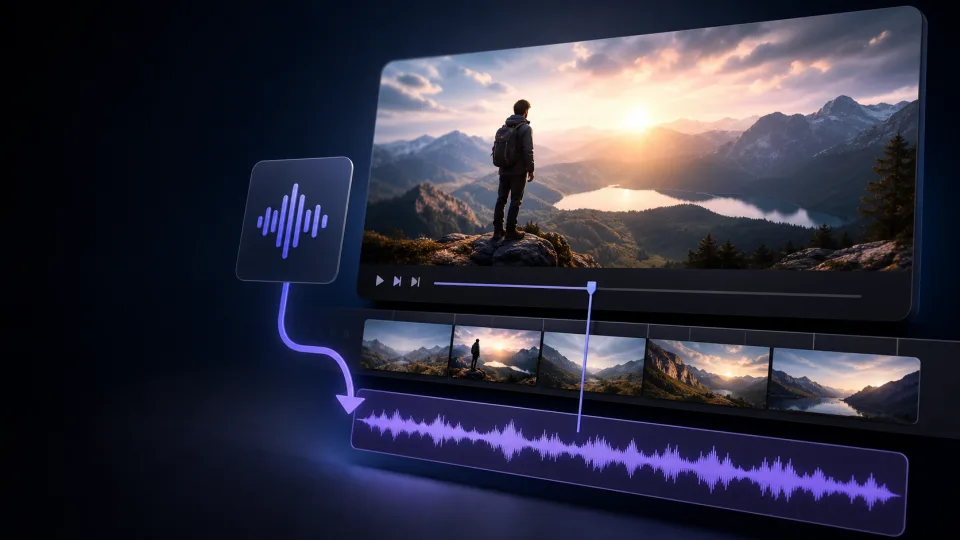 Add Audio to Video Medux tutorial cover illustration