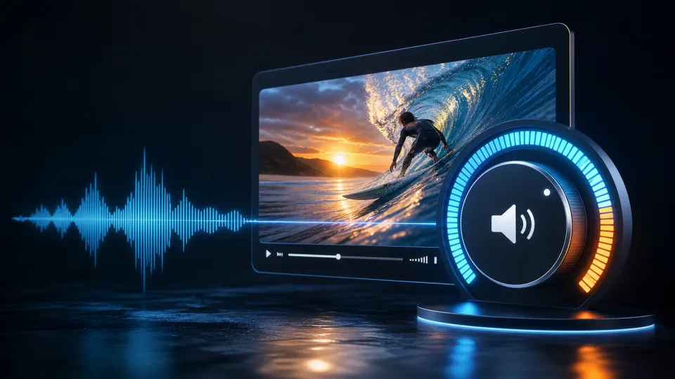 Adjust Video Volume Medux tutorial cover illustration