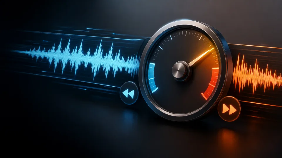 Change Audio Speed Medux tutorial cover illustration